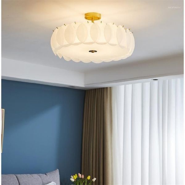 Lampes suspendues Moderne Simple LED Plafonnier Créatif Et Légèrement De Luxe Lampe En Cristal Confortable Romantique Chambre Éclairage