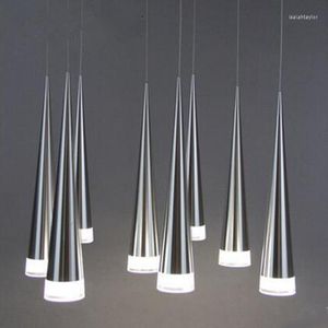 Lampes suspendues moderne simple LED lampe de restaurant réception bar café duplex rotatif escalier combinaison lustre