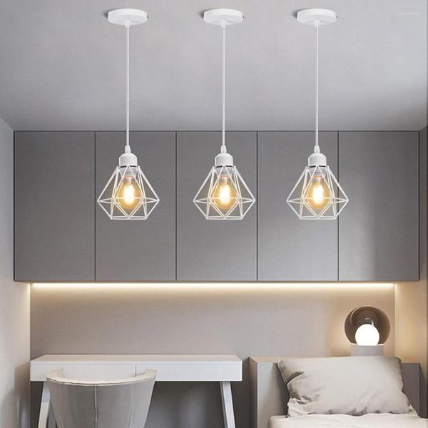 Lampes suspendues Moderne Simple Lumières Chambre Étude Salon Réglable Lustre Créatif E27 Interface Ampoule Éclairage À La Maison