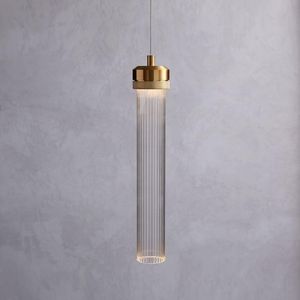 Hanglampen moderne eenvoudige Noordse hangende lamp slaapkamer naast bar aanrechtkamer eetkamer enkele luxe glazen lichten Art Led Lighting Pendant