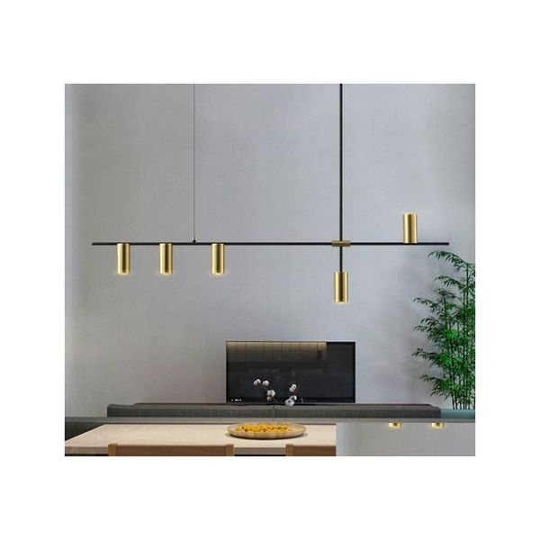 Lámparas colgantes Foco moderno para decoración de comedor Bar/Tienda Lámpara LED Accesorio de iluminación Lustra interior Luces de entrega Dh36S