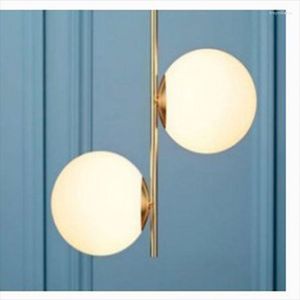 Hanglampen Modern Vintage Koper Ijzer Goud Lichten CafeRoom/Bar Lamp Enkel Glas Decoratie Binnenverlichting E27
