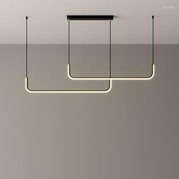 Hanglampen Moderna Bar LED -licht voor keukenkantoor Luster Lamparas Lamp Restaurant Dining Room Lights