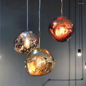 Hanglampen nnordic glazen lavastrans voor woonkamer