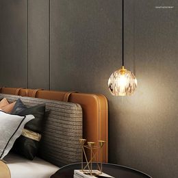 Hanglampen Nordic Art Kristallen Kroonluchter Postmodern Minimalistisch Licht Luxe Restaurant Creatief Eenvoudig Slaapkamer Nachtkastje