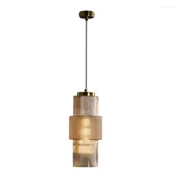 Hanglampen Nordic Cognac Glas Verlichting Slaapkamer Woonkamer Eetkamer Bar Cafe Kledingwinkel Flessenschaduw Hangende armaturen