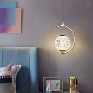 Hangende lampen Noordelijke koper kroonluchter indoor verlichting lamp luxe voor slaapkamer bedlicht licht plafond woonkamer decor opgehangen