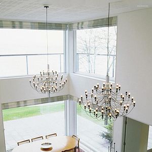 Lampes suspendues Design nordique Led lumières pour salon El House DingRoom Lampade A Sospensione éclairage or/ruban