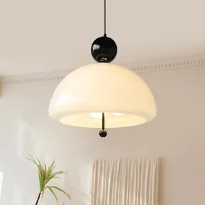 Lampes suspendues Nordic Designer LED Verre Pour Chambre Table De Chevet Salle À Manger Lustre Décor À La Maison Éclairage Lustres Luminaire