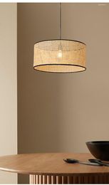Hanglampen Nordic Handgemaakte Bamboe Natuurlijke Keuken Thuis Binnen Eetkamer Slaapkamer Woonkamer Azië Stijl Lamp Plafond