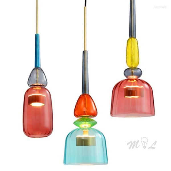 Lámparas colgantes Nordic Hanglamp Cuerda Sala de estar Luces LED Decoración del hogar E27 Luminaria Colgante Techo