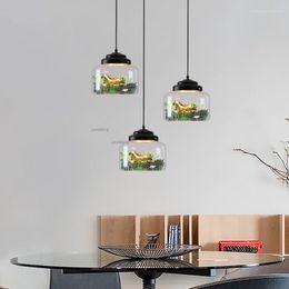 Hanglampen Noordse ledglas lichten creatieve woonkamer decoratie verlichting verlichtingsarmaturen loft lamp keuken hangen