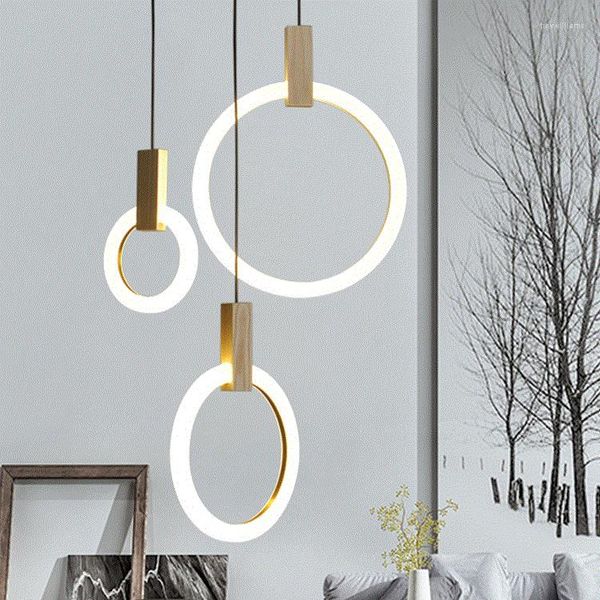 Suspension Lampes Nordique Led Fer Suspension Singe Lustre Pendente Lustre Cuisine Luminaires Chambre SalonPendant