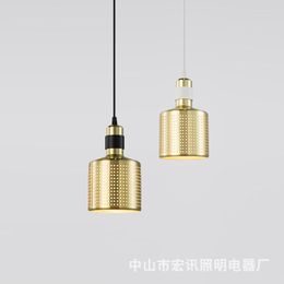 Hangende lampen Noordse LED Iron Light Deco Maison Luminaria Pendente Commercial Lighting Lamp Keukenarmaturen Eetkamer