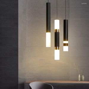 Lámparas colgantes Luces LED nórdicas Lámpara de restaurante creativa Sala de estar de lujo Accesorios de iluminación interior Accesorio de cocina