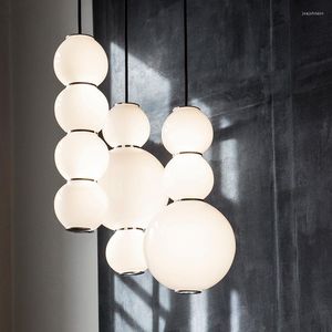 Hanglampen Noordse ledlampen moderne designer acrylhanglamp voor eetkamer slaapkamer bar bar decor huis loft verlichting armaturen