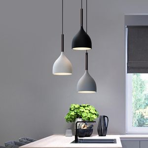 Lampes suspendues Nordic LED Lumières modernes Simple Décor à la maison Cuisine Salle à manger Luminaires Chambre Intérieur Suspendu RestaurantPendentif