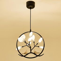 Lampes suspendues lumière nordique moderne Simple salle à manger chambre vêtements chapeau lampe créative porche couloir ménage Led