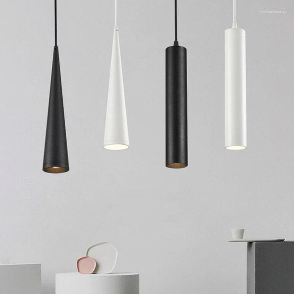 Lampade a sospensione Luci nordiche Lampada da soffitto moderna minimalista a sospensione semplice per cucina Sala da pranzo Bar Scale