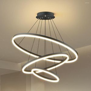 Hanglampen Noordelijke luxe plafond kroonluchter decor ornament High helderheid licht voor woonslaapkamer verstelbaar