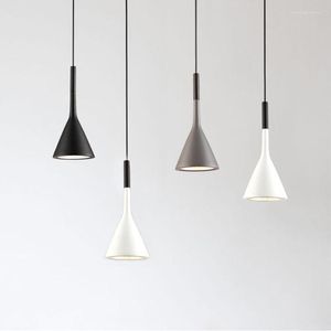 Hanglampen Noordelijke minimalisme E27 aluminium lichten voor woonkamer
