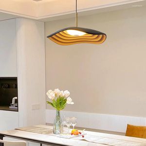 Lampes suspendues Nordic Minimalist Creative Restaurant Lustre Designer Soft-Packed Italian Living Dining Home Decor Light Room Lamp