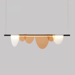 Hangende lampen Noordse minimalistische designer Model Creative Dining Table Bar Studio Art Chandelier