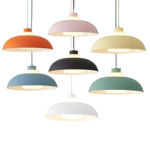 Lampes suspendues nordiques modernes plafond aluminium lumières salon table à manger cuisine allée chevet éclairage décoratif