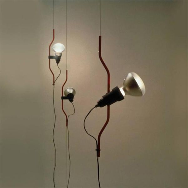 Lampes suspendues Design moderne nordique suspendus lumières de corde pour salon magasin de vêtements lampe de bar Loft décor luminaires droppendant