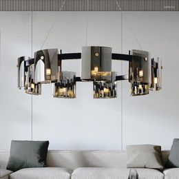 Pendelleuchten Nordic Modern Minimalist Living Room Lights Dining Full Copper Kronleuchter Designer Glass Bar Home Deco Hang