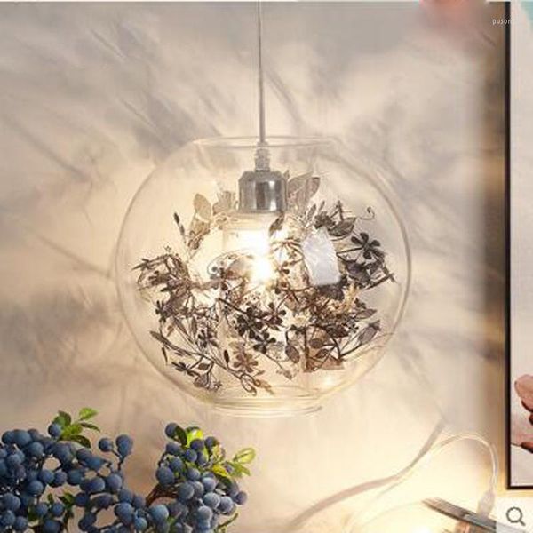 Lampes suspendues Lampe de salon minimaliste moderne nordique personnalité créative art chambre étude pastorale restaurant bar table petite