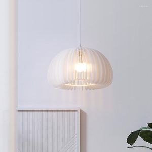 Lampes suspendues Nordic Restaurant Lamp Simple Japanese Net Rouge Salon Chambre Chevet Ins Bar Table