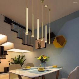Lampes suspendues nordique Simple lustres de luxe moderne de qualité supérieure en cuivre suspendu pour El Coffere maison décor quotidien cordon Lampadas