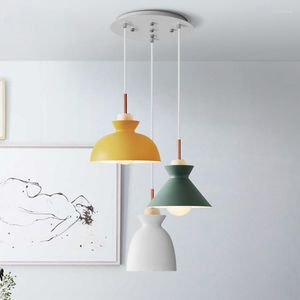 Hanglampen Nordic Eenvoudige Moderne Slaapkamer Nachtkastje Persoonlijkheid Bar Ijzer Rijstkop Licht Restaurant Hanglamp