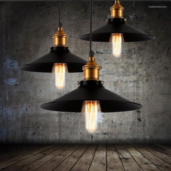 Lampes suspendues Style nordique Vintage Light Lampe de bar de style américain Éclairage domestique Loft Edison Industrial Drop