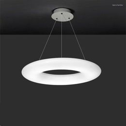 Lámparas colgantes estilo nórdico nube blanca Led colgante Ins PE luz para sala de estar comedor dormitorio de niña Oficina Bar restaurante