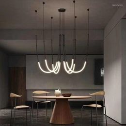 Hanglampen Nordic Villa Led Verlichting Loft Trap Glans Luminarias Minimalisme Bamboe Hanglamp Art Deco Binnenverlichting Armatuur