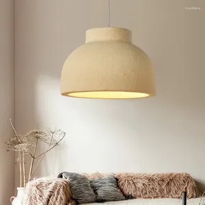 Hanglampen Nordic Wabi Sabi Wind Kom Vorm Led Kroonluchter Restaurant Bar Eetkamer Home Decor Verlichting Slaapkamer Bedlampje