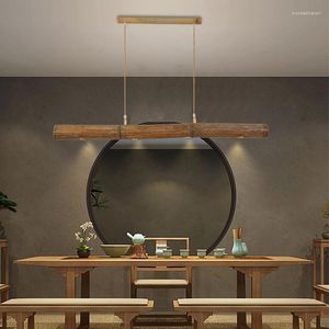 Hanger lampen persoonlijkheidsrestaurant huishoudelijke kledingwinkel commerciële led lichten creatieve bar tafel café bamboe hangende lamp