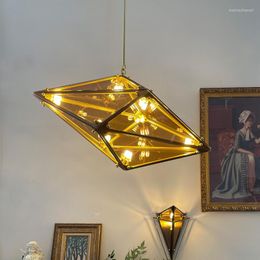 Hanglampen postmoderne kunstglas hangende lichten loft kroonluchter restaurant opgeschort verlichting woonkamer armaturen bar Noordse led l