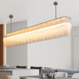Lampes suspendues Post-moderne luxe restaurant lustre créatif accent designer bar simple haut de gamme table de salle à manger