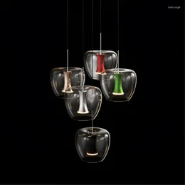 Hanglampen Postmoderne Designer Helder Glas Led Verlichting Luxe Woonkamer Restaurant Keuken Loft Decor Spots Opknoping Verlichtingsarmaturen