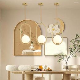 Hangende lampen praktische led kroonluchter gemakkelijke installatie decoratieve roestvrije plafondlamp armatuur verlichting
