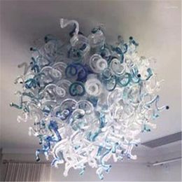 Hanglampen Mooi Murano Glas Ambachtelijke Decoratie Antieke Elektrische Lamp Bloem Hangende Grote Hedendaagse Kroonluchters