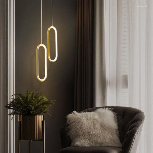 Lámparas colgantes Precio del producto Luz ajustable de diseño posmoderno rápido para el comedor de El Villa Hall