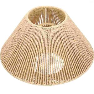 Hanglampen Rotan lampenkap Lichtafdekking Rustieke mand Wandtafel Strotouw Accessoire Kroonluchter