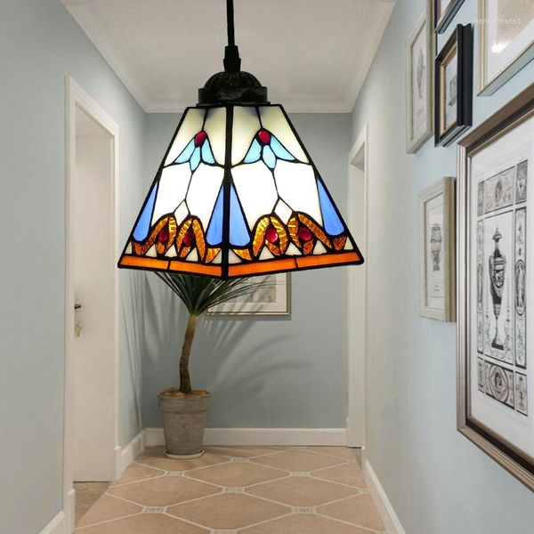 Lampes suspendues lustres rétro lustres nordiques éclairage de chambre à coucher couloir intérieur design esthétique classique Lampara Techo décoration