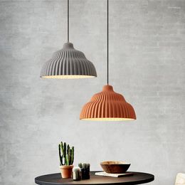 Lámparas colgantes SCHNEID KASKAD, lámpara de diseño, luces industriales Retro para sala de estar, pantalla gris/naranja, lámpara colgante para mesa de comedor
