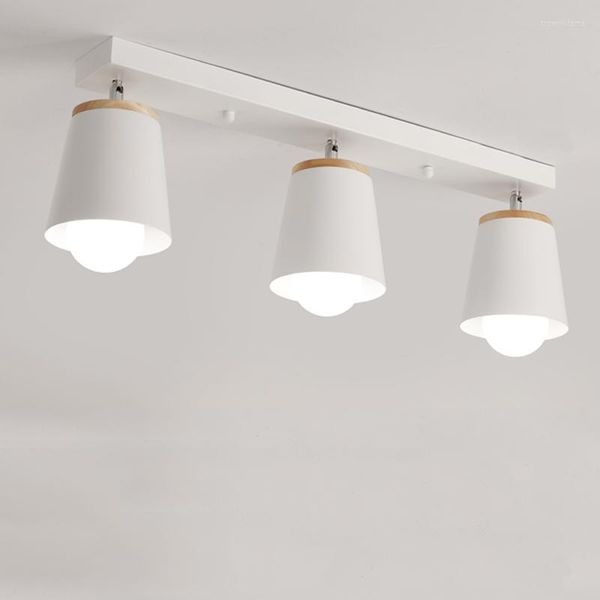 Lampes Suspendues Simple Et Moderne Plafonnier Réglage Direction Creative LED Chambre Lumières Couloir Bureau Étude Personnalité Nordic Light