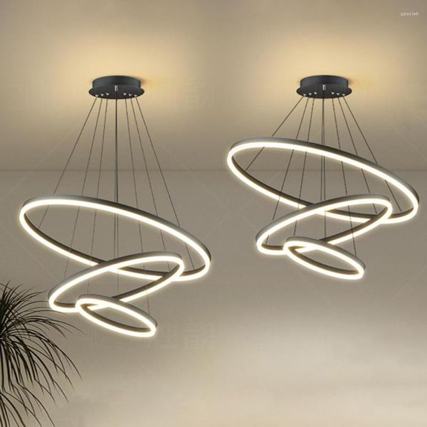 Lampes suspendues Simple Plafond Moderne Lightis Lustre Réglable Éclairage Intérieur Haute Luminosité Pour Salon Chambre Décor Ornement